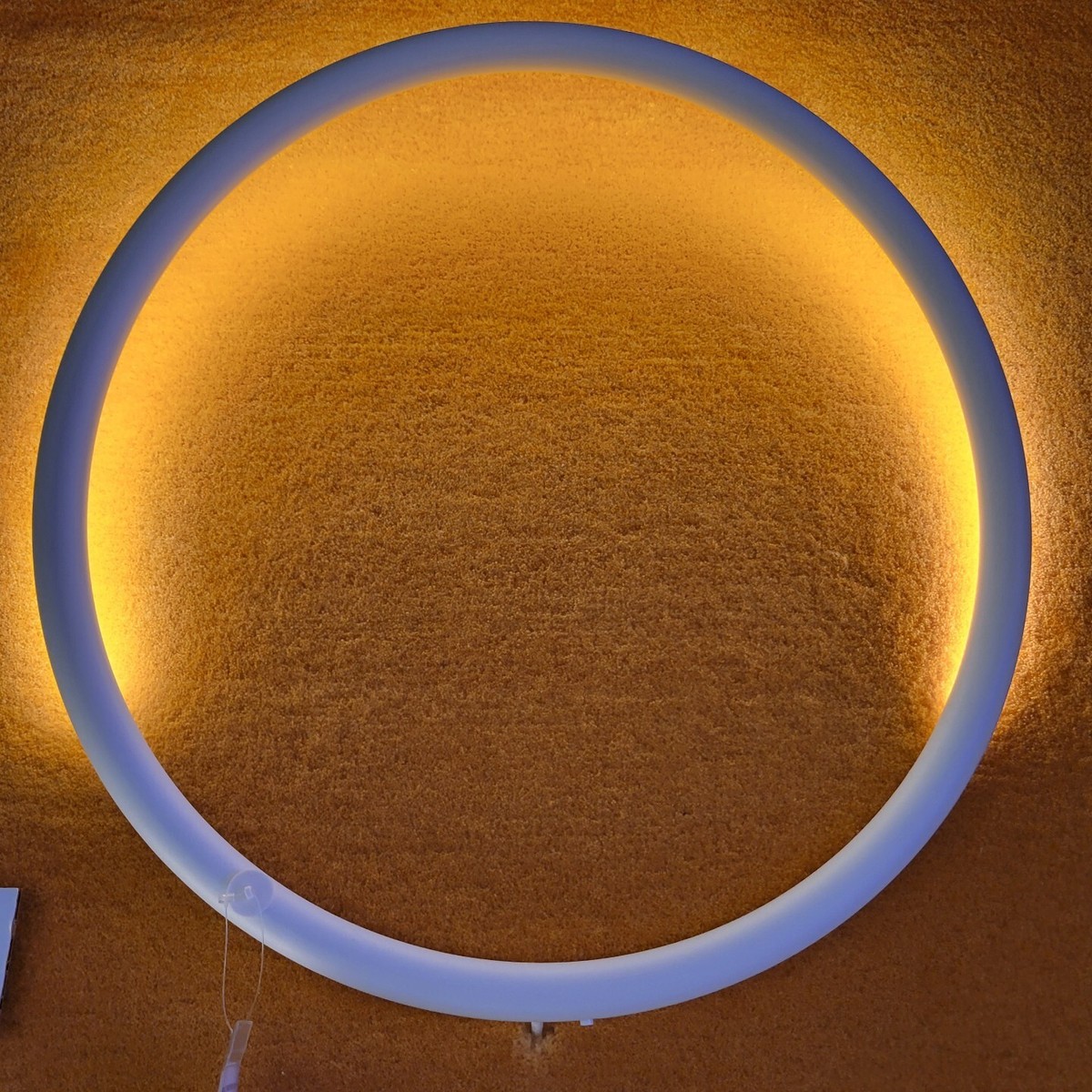値下げ！未使用　IKEA VARMBLIXT ライト VARMBLIXT LED table/wall lamp, orange glass/round, 30 cm - IKEA