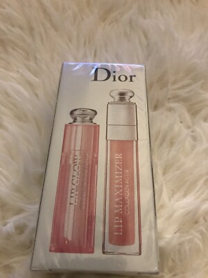  Neu im Karton versiegelt Dior Addict Lip Experts Duo Lip Glow Lippenmaximierer UVP 145£
