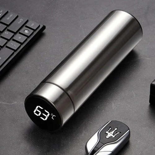 500ml LED Display Vacuum Flask Thermos Coffee Cup Insulated Tea Bottle Water Mug - Picture 6 of 6