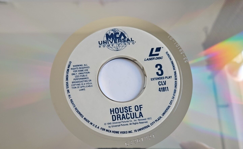 House of Frankenstein / House of Dracula Doble Laserdisc LD 41911 Halloween EX - Picture 11 of 14