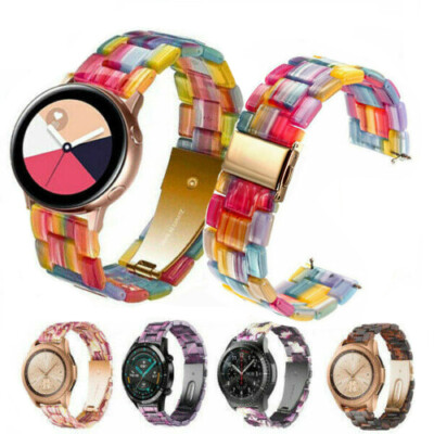 Resin Watch Band Bracelet For Samsung Galaxy Watch 4 5 6 40/44mm Classic 43/47mm