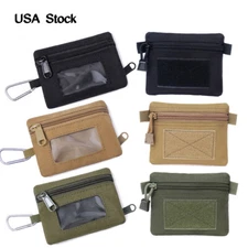 Tactical Coin Wallet ID Card Holder Military Credit Cards Organizer Pack Handbag