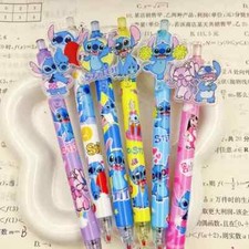 Cute Disney Cartoon Stitch Gel Pen 0.5mm Black Ink for Office or School