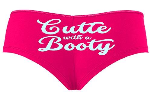 Knaughty Knickers Cutie mit Beute tolle Ass-Kurven heiß rosa schlampig Höschen - Bild 1 von 13