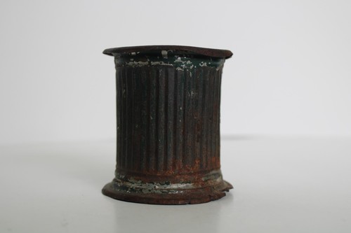 Antique 19th Century Primitive Tin Ink Sander Shaker w/ Orig. Green Paint - Picture 11 of 14
