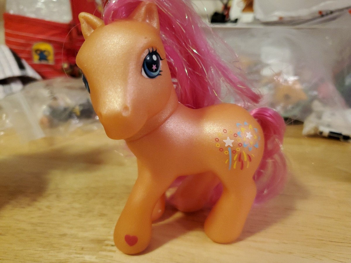 My Little Pony MLP Sparkleworks Fireworks Orange Pony Hasbro