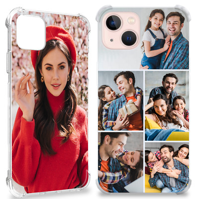 Personalisierte Hülle für iPhone 13 Pro Max 12 11 XR SE 8 7 14 15 Foto Handyhülle