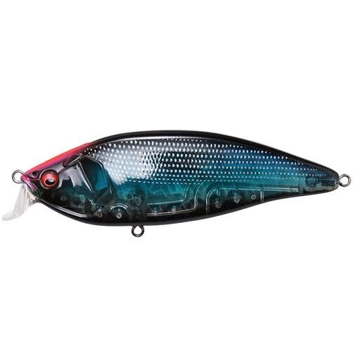 Megabass KONOSIRUS SHAD(F), Lenght mm 150 GP SIGNAL BLACK, Floating Fishing W...