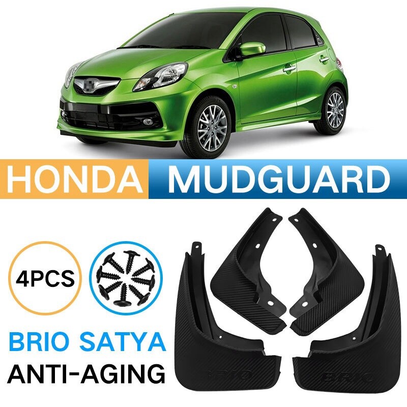 For Honda BRIO SATYA 2018-2024 ABS Plastic Fender car tire mud shield 4PCS