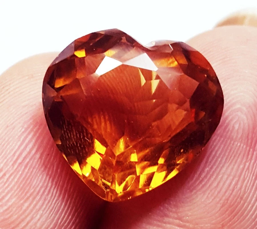 Citrine 10.00+ Ct Loose Gemstone Heart Shape With Certificate - Image 4 of 4