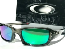 NEW Oakley FIVES Squared Grey Smoke POLARIZED Galaxy JADE Mirror Sunglass 9238