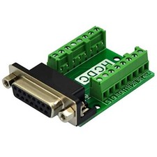 Slim Right Angle D-SUB Header Breakout Board Terminal Block DSUB Connector Mo...