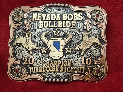 RODEO TROPHY CHAMPION BUCKLE PROFESSIONAL BULL