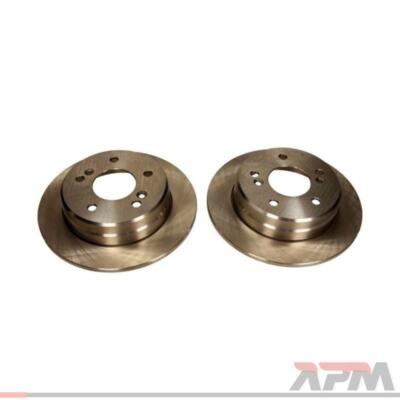 2x Maxgear 19-0770 Bremsscheibe Hinten für Mercedes-Benz W202 W124 C124 W201
