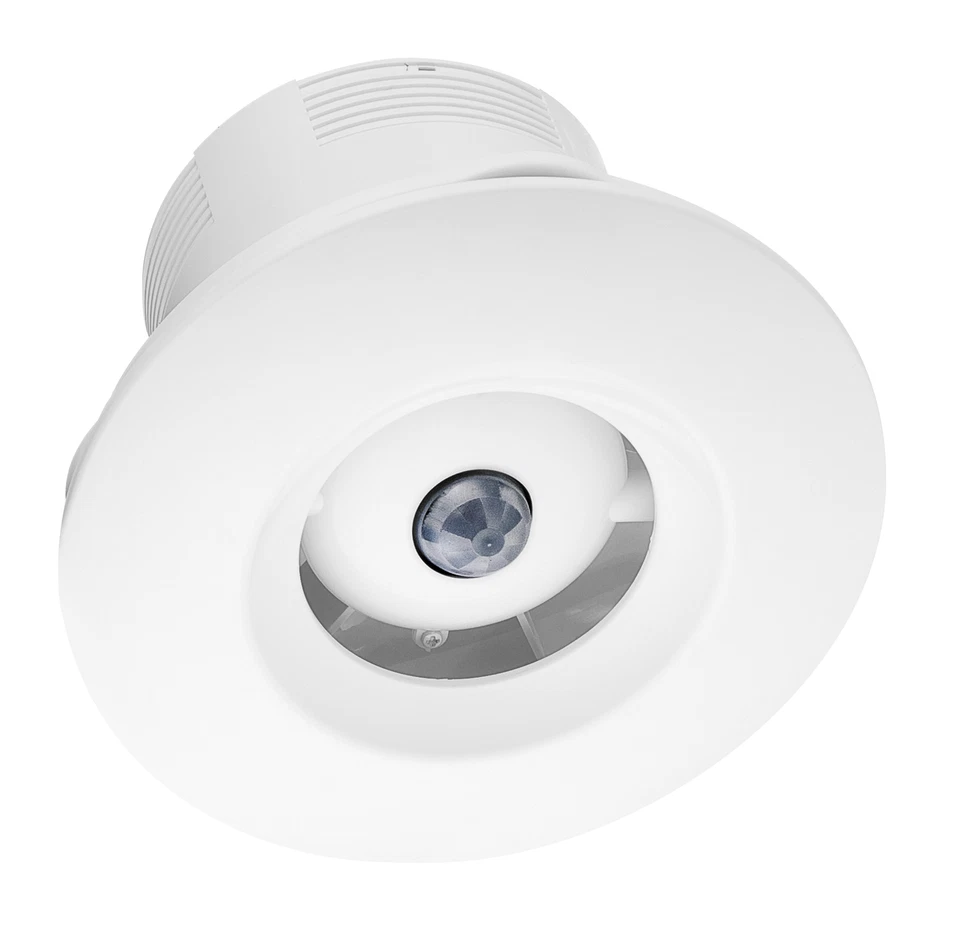 AWENTA Ventilatore da soffitto sensore di movimento scarico aria ventilatore da parete 125 mm tubo attacco Orbit WXO