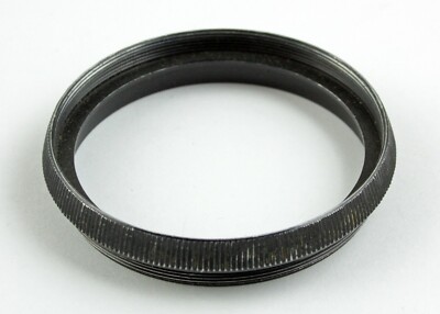 Unbranded - Black Metal - Series 7 VII Double-Threaded Retaining Ring - Vintage