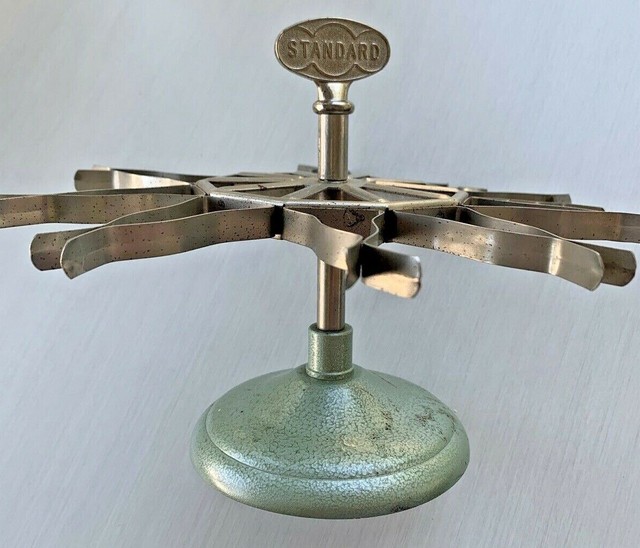 Vintage Standard Rubber Stamp Holder Carousel Holds 10 Stamps Turnstile Spins eBay