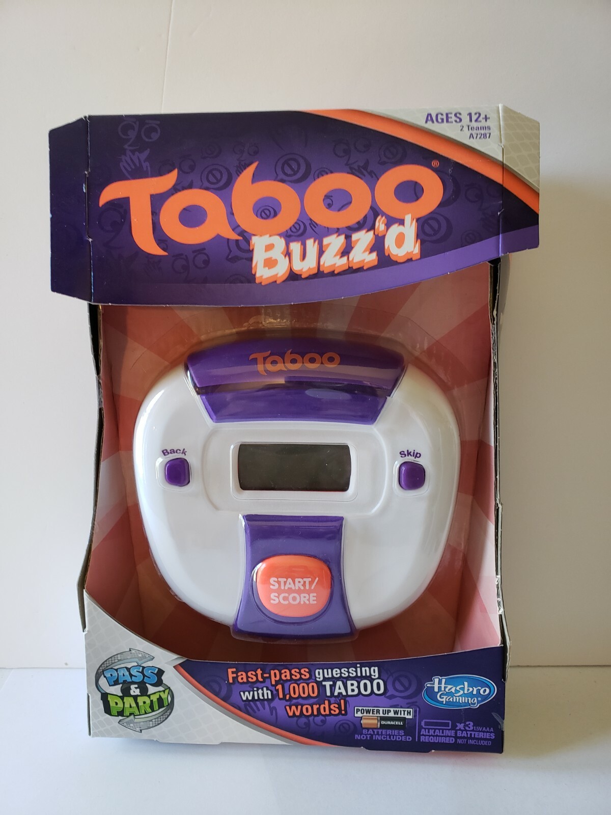 Taboo Buzz'd Hand Held Electronic Game Fast Pass Guessing With 1000 Words  653569943051 | eBay