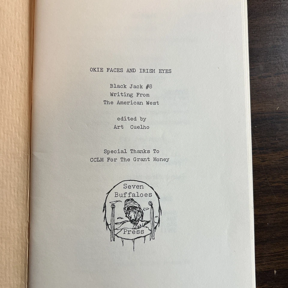 Okie Faces and Irish Eyes Black Jack #8 Writing From The American West A. Cuelho - Image 4 of 4