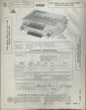 196061 Ford 1961 Mercury Car Radio Model 04bf 14bf Service Manual