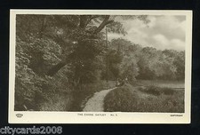 GATLEY  Cheshire  The Carrs  with lady by a gate    RP