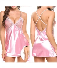 Womens Sexy Lingerie Sleepwear Nightwear Underwear Teddy Babydoll Lace Dress Set