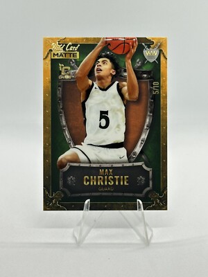 2022-23 Wild Card Matte Chase Draft - Max Christie Weekend Warrior SP /10