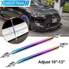 2X Sporty Neo Alloy Bumper Lip Support Bar For Hyundai Elantra Accent 2000-2023