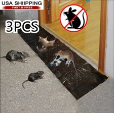 3 Pack SUPER Sticky LARGE Mouse Mice Rat Glue Pest Trap Boards Insect Catcher