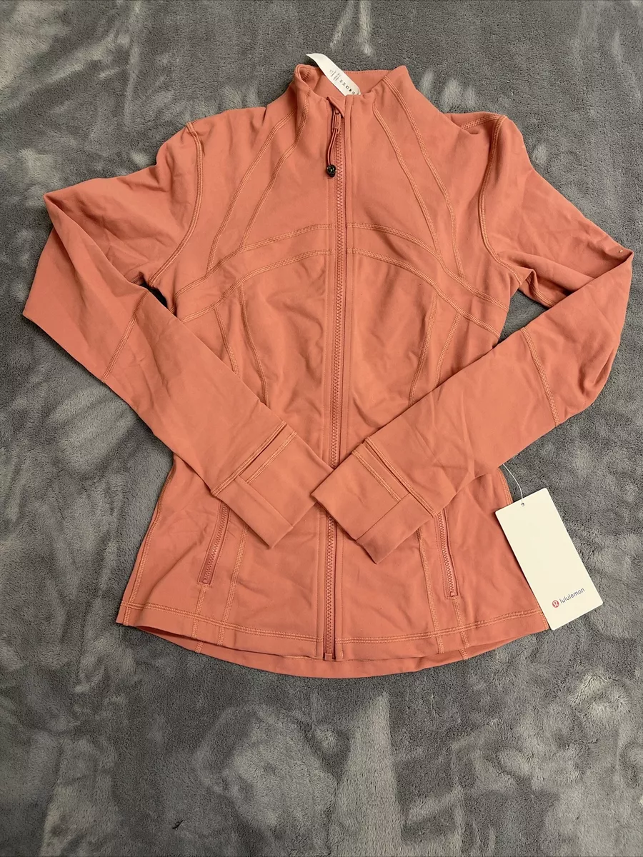 LULULEMON DEFINE JACKET LUON BRIER ROSE Size 8 NWT LW4AWKS