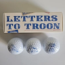 Vice Golf Pro Plus Letters to Troon Limited Edition Balls New Sleeve - 3 Balls