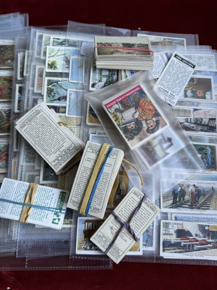 Cigarette, Tea, Collectors Cards Sleeves Job Lot Unsorted eBay