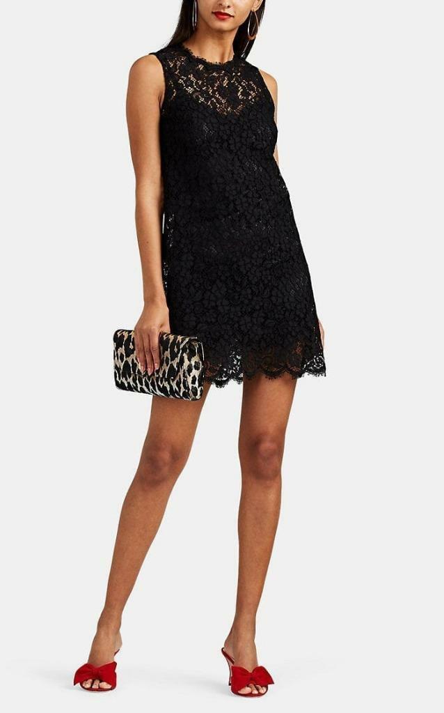 black lace dress dolce and gabbana Long lace dress in Black for Women