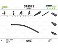 Wiper Blade Hydroconnect Valeo 578513 for BMW 5 Series 5 Series Touring
