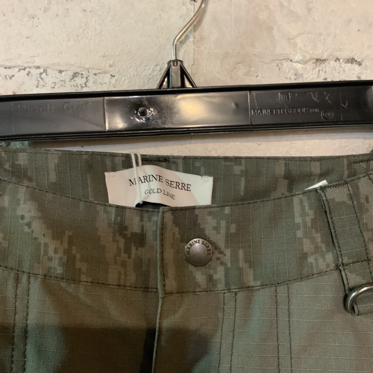 Marine Serre Regenerated Camo Cargo Pant NWT |Size 34| Dark Grey 