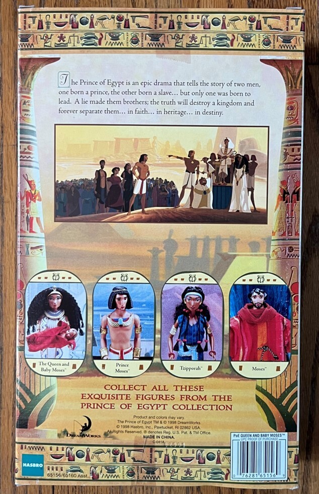 NIB PRINCE OF EGYPT COMPLETE COLLECTION Prince Moses/Queen