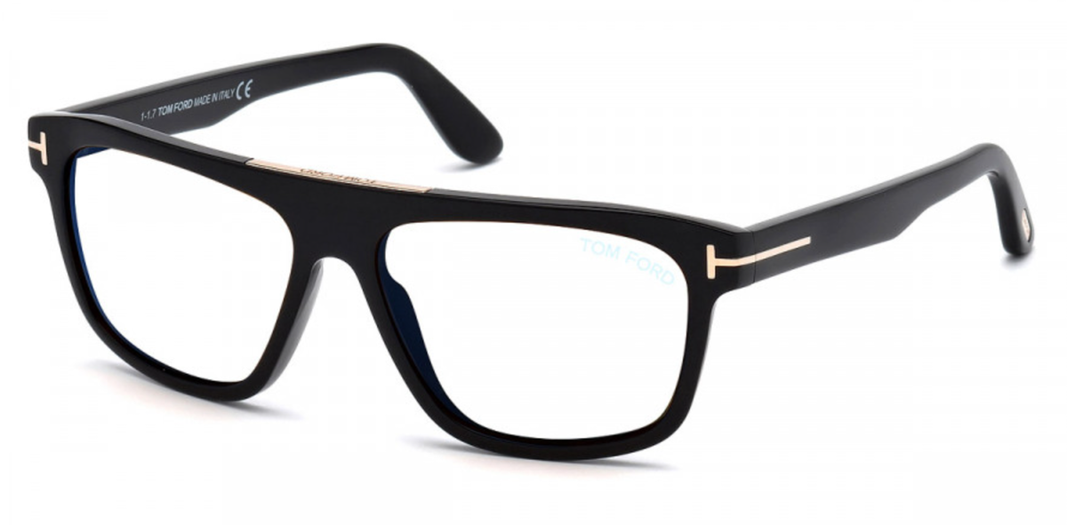 Tom Ford FT 0628 Cecilio- 02 001 Shiny Black/ Blue Block Tom Ford FT 0628 Cecilio- 02 001 Shiny Black/ Blue Block