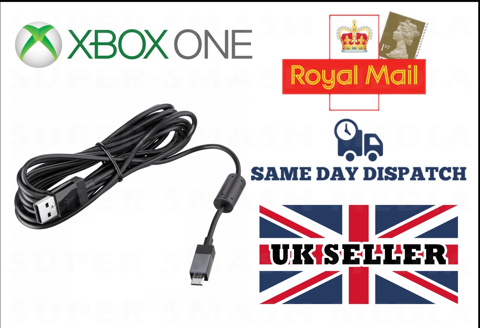 XBOX ONE USB CABLE FOR CONTROLLER EXTRA LONG PLAY AND CHARGE MICRO USB CHARGING 7426852097266 eBay