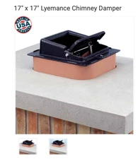 2X NEW Lyemance Energy-Saving Dampers 17" x 17"