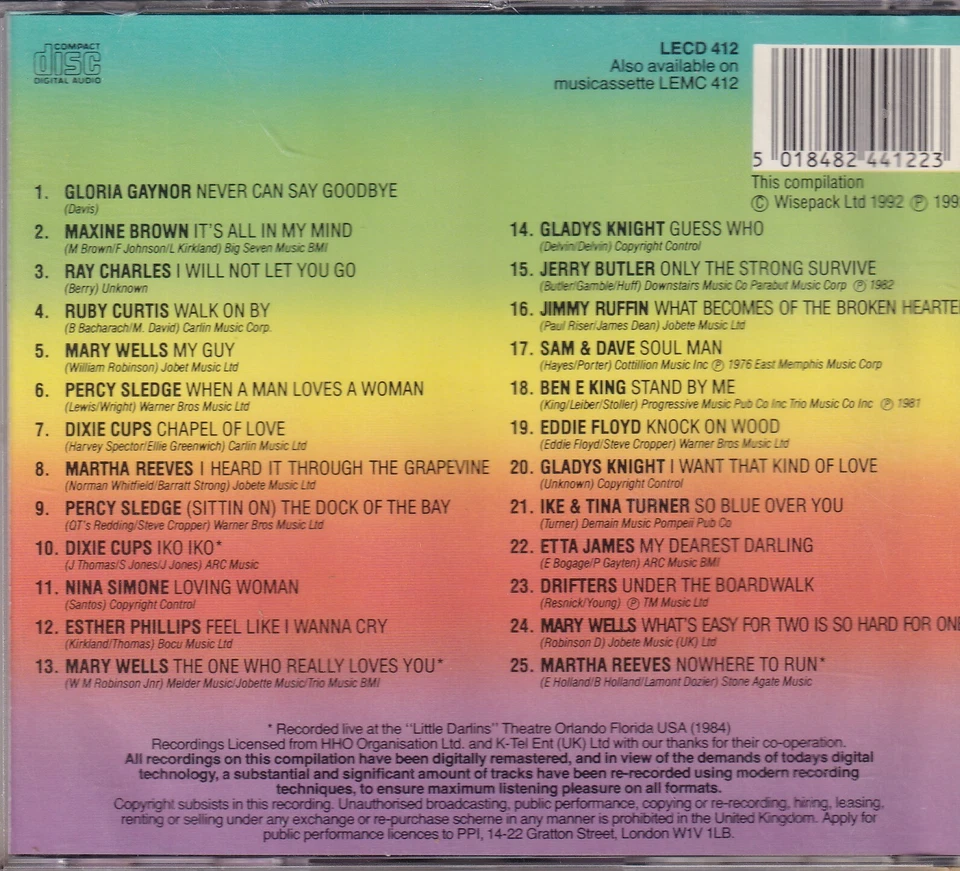 Soul Highway - Absolute Collection - Drifters, Dixie Cups - CD -342- near mint - Bild 2 von 2