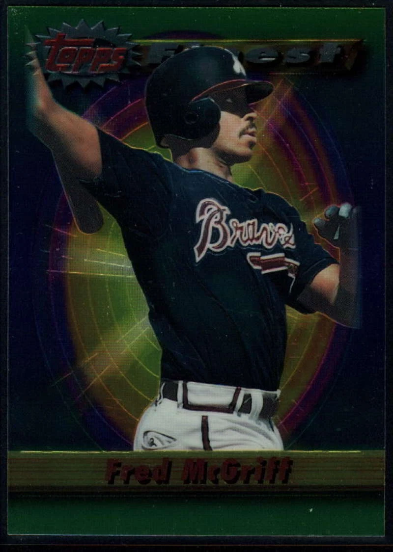 1994 Topps Finest #224 Fred McGriff NM-MT Braves FIN ID:61509
