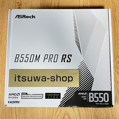 ASRock B550M PRO RS AMD AM4 Ryzen 5000/4000/3000 MicroATX Motherboard DDR4 New