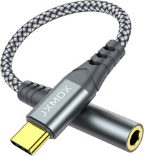 USB Type C to 3.5Mm Female Headphone Jack Adapter, USB C to Aux Audio Dongle Cab