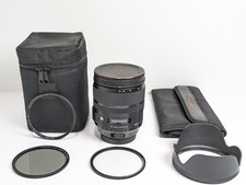 Sigma 24-70mm f/2.8 DG OS Art Canon EF Excellent   w/Filter set w/case Hood