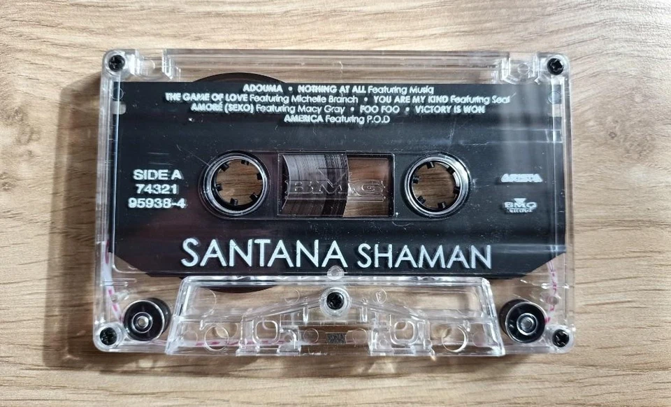 Santana : Shaman ( Cassette Tape ) - Image 4 of 4