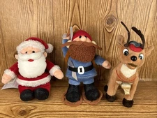 Vintage CVS Stuffins Santa Comet Yukon Plush Holiday Christmas Plush Rudolph Lot
