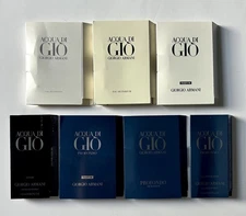 Giorgio Armani Cologne Collection Sample Spray 7pc Set