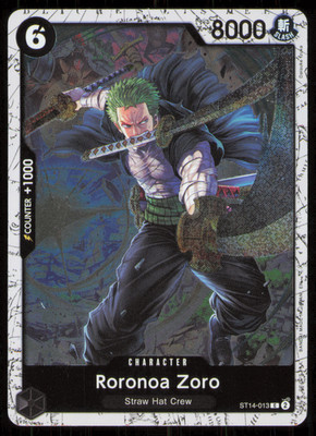 Roronoa Zoro - (Pirate Foil) ST14-013 Premium Booster -The Best- Vol. 2 NM