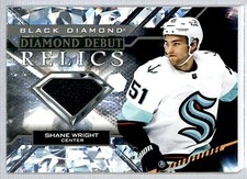 Shane Wright 2022-23 UD Black Diamond Debut Relics Rookie Jersey #DD-SW Seattle