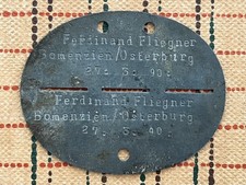 Erkennungsmarke EKM WK1 B&ouml;menzien Osterburg Altmark Stendal WW1